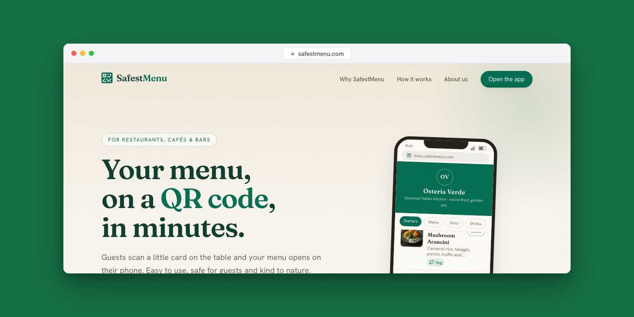 Rebuilding SafestMenu, our restaurant menu platform, from the ground up - without taking it offline