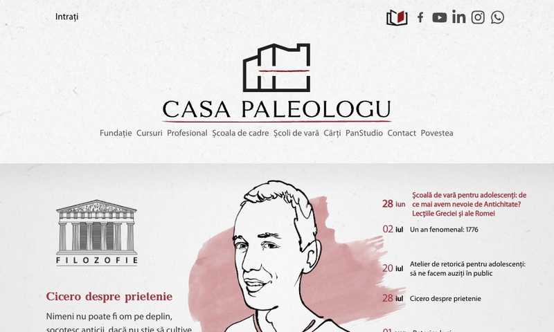 Casa Paleologu: a custom course-sales platform, run for years without an IT department