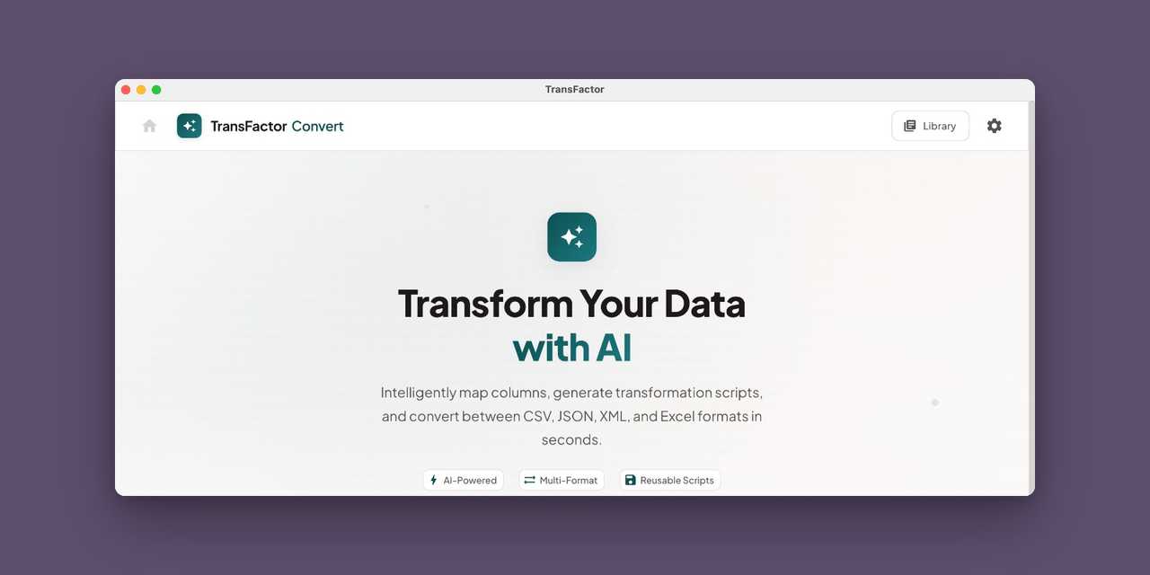 From mismatched spreadsheets to repeatable conversions: a desktop app where AI does the thinking and your data stays on your computer