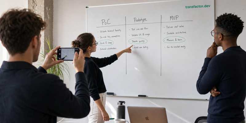 Proof of Concept vs Prototype vs MVP: Which One Does Your Venture Need?